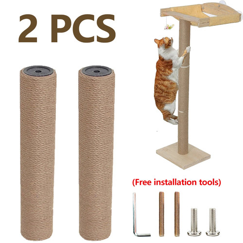 Cat scratching pole post pad - pole,