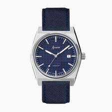 Accurist Gents Origins Blue Canvas Strap Watch 70007 RRP £99.00 Now £49.50