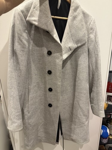 Zara man grey wool overcoat - grey,