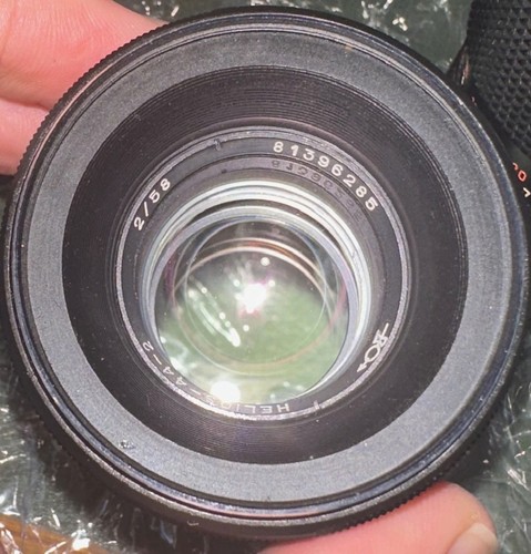 Helios 58mm lens - helios, f2
