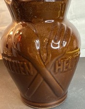 Vintage brown glazed ceramic