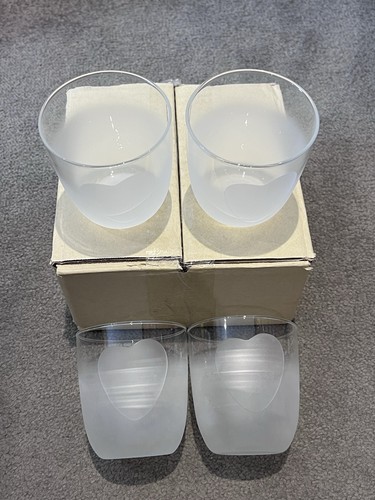 Bamford set frosted heart - 4,