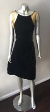 NWT Metallic Gold Velour Scooter Swing Black Party Dress Plus Size 1X