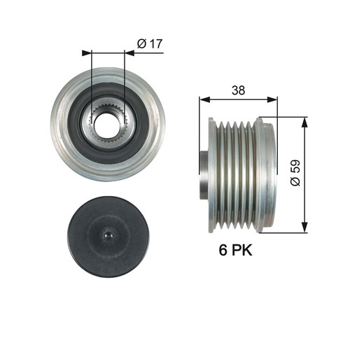 Gates oap7177 alternator - gates,