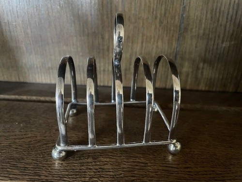 Vintage silver plate - plate, toast