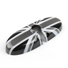 Black Union Jack UK Flag Rear
