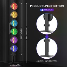 6 LED 350W COB Par Stage Light