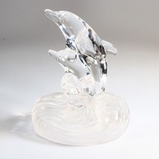 Lead Crystal Dolphin Ornament