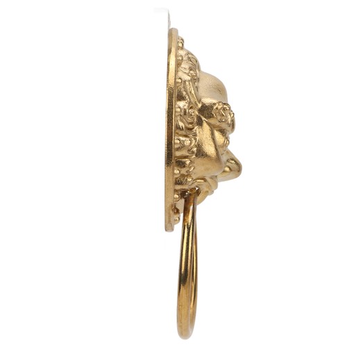 Vintage brass door knocker - brass,