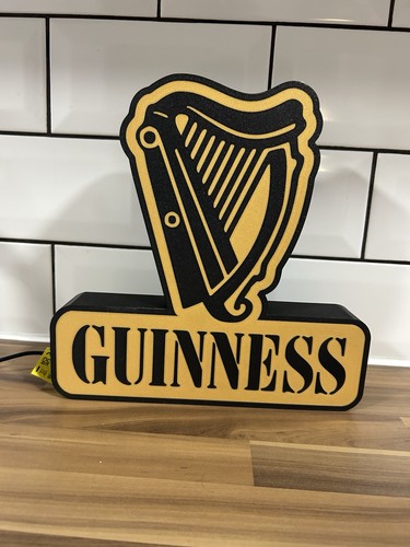Guinness light sign for - guinness,
