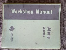 Austin Morris J4 M10 BMC British Leyland Original Workshop Manual AKD 3683A 1968