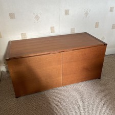 Mid century teak record - teak,
