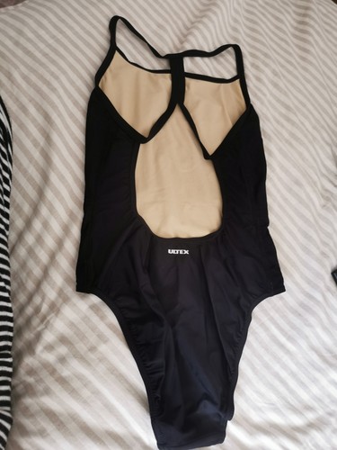 Black zoggs racer - black, back