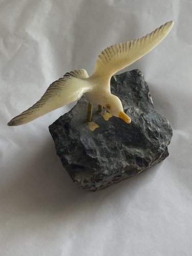 Vintage seagull standing - vintage, on