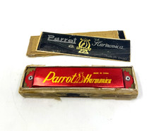 Parrot Harmonica - red & Boxed
