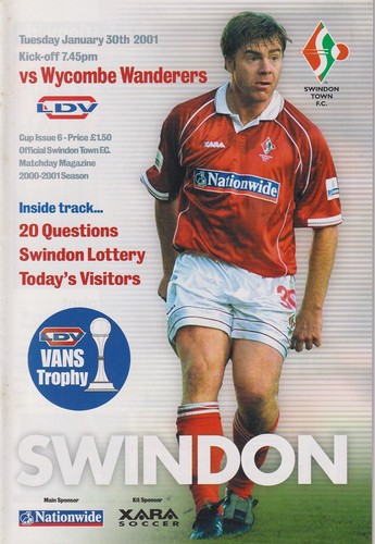Football programme swindon - programme,
