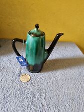 Vintage Blue Mountain Pottery Coffee/Tea Pot 11" tall never been used has labels