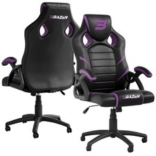 BraZen PC Gaming Chair - Puma Office Racing Computer Chair - Purple