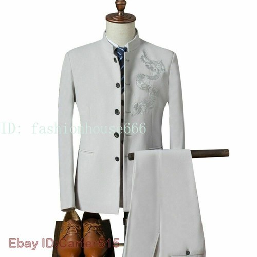 Mandarin collar men - collar, suits