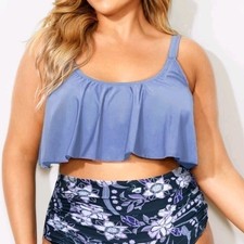 BNWT Pastel Baby Blue Ruffle