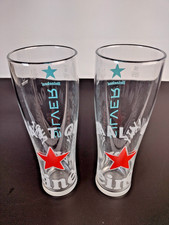 X2 Heineken Silver Pint