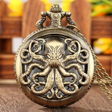 Retro Bronze Octopus Quartz