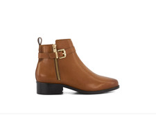 Dune London Pepi Ankle Boots Womens Tan Size UK 5 EUR 38  *REFCRS265