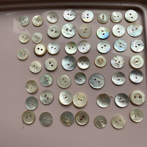 Mother pearl buttons - pearl, buttons-
