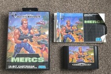 Mercs Sega Mega Drive PAL Game