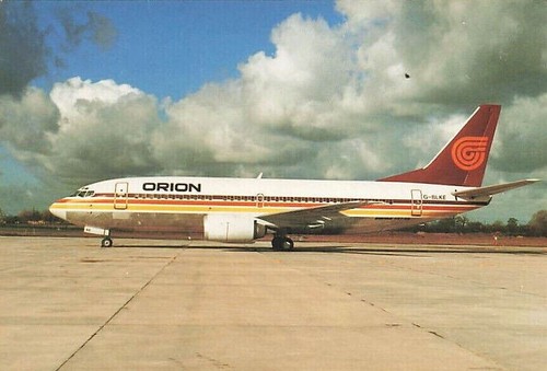 Vintage postcard orion airways - vintage,
