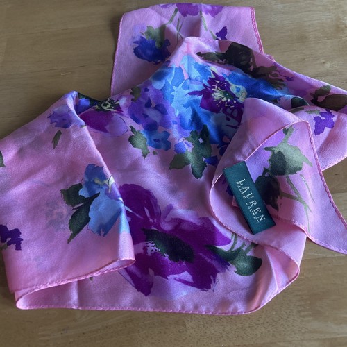 Ralph lauren 100 silk - 100%, scarf