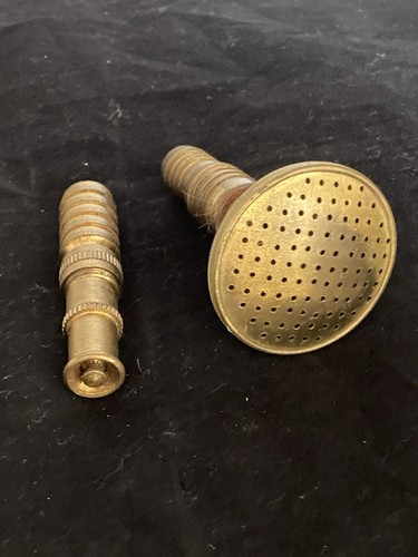 Vintage brass watering can - watering,