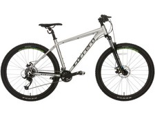 Carrera Valour Disc Mens 16 Speed Alloy Mountain Bike - Silver - Large Frame A