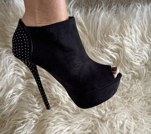 Carvela black suede platform - carvela,