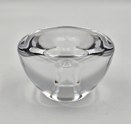 Orrefors crystal candle holder - candle,
