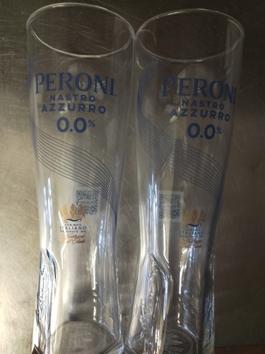 Peroni pint glasses 2025 - glasses,