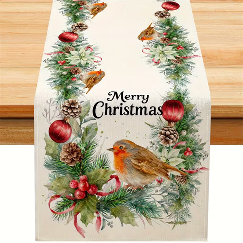 Christmas robin berries - &,