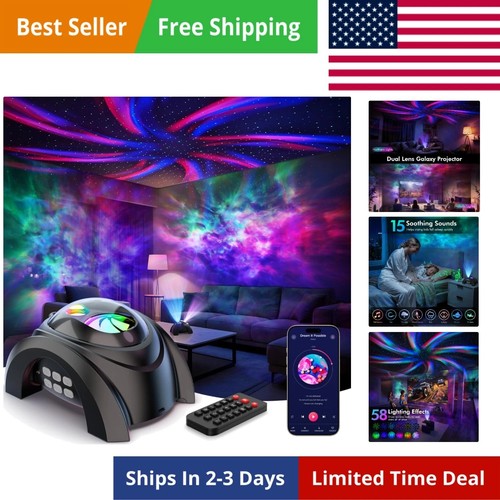 Dual lens galaxy - galaxy, projector
