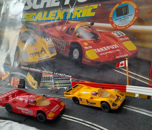 Scalextric porsche power set - scalextric,