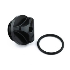 Aluminium Oil Filler Cap Black