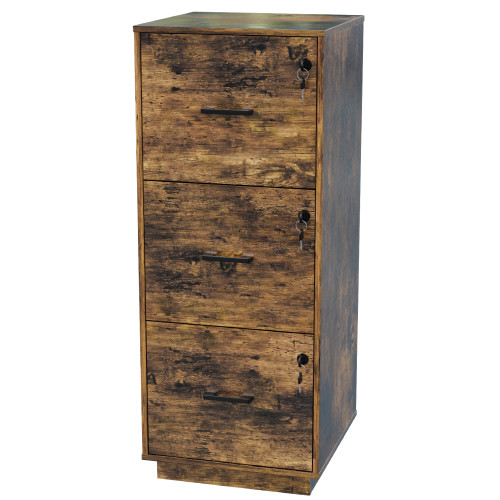 Drawer lockable filing - 3-drawer,