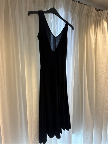 Ballroom dance dress - dress, black