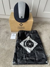 Charles Owen Navy YR8 Silver Sparkly Riding Hat, 56cm