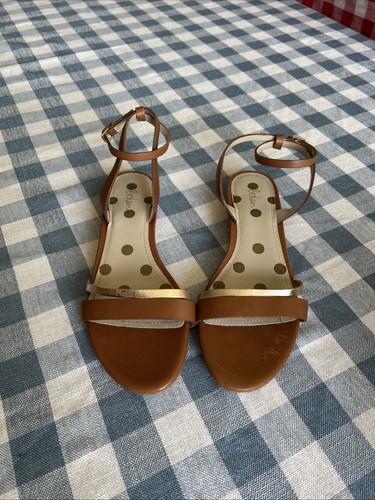 Boden tan and - tan, sandals
