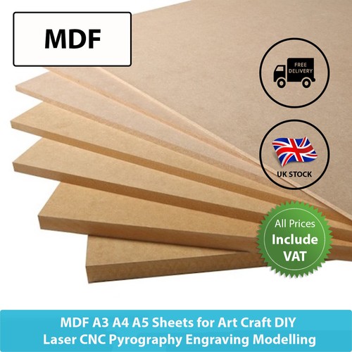 Mdf a5 sheet crafts - a2, a3