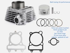 Yamaha SR125 TW125 230 70mm BIG BORE KIT 1982 TO 2003 complete kit cylinder
