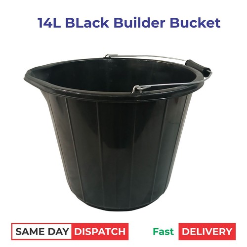Black bucket 3 - bucket,