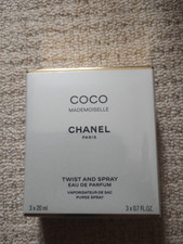 Chanel Coco Mademoiselle Twist And  Spray Eau de Parfum,  3 x 20ml New w/receipt