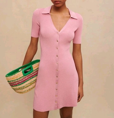 Maje roliane pink metallic - pink,