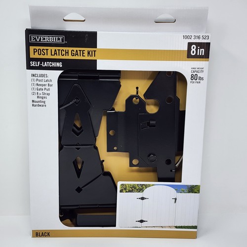 Everbilt black steel post - black,